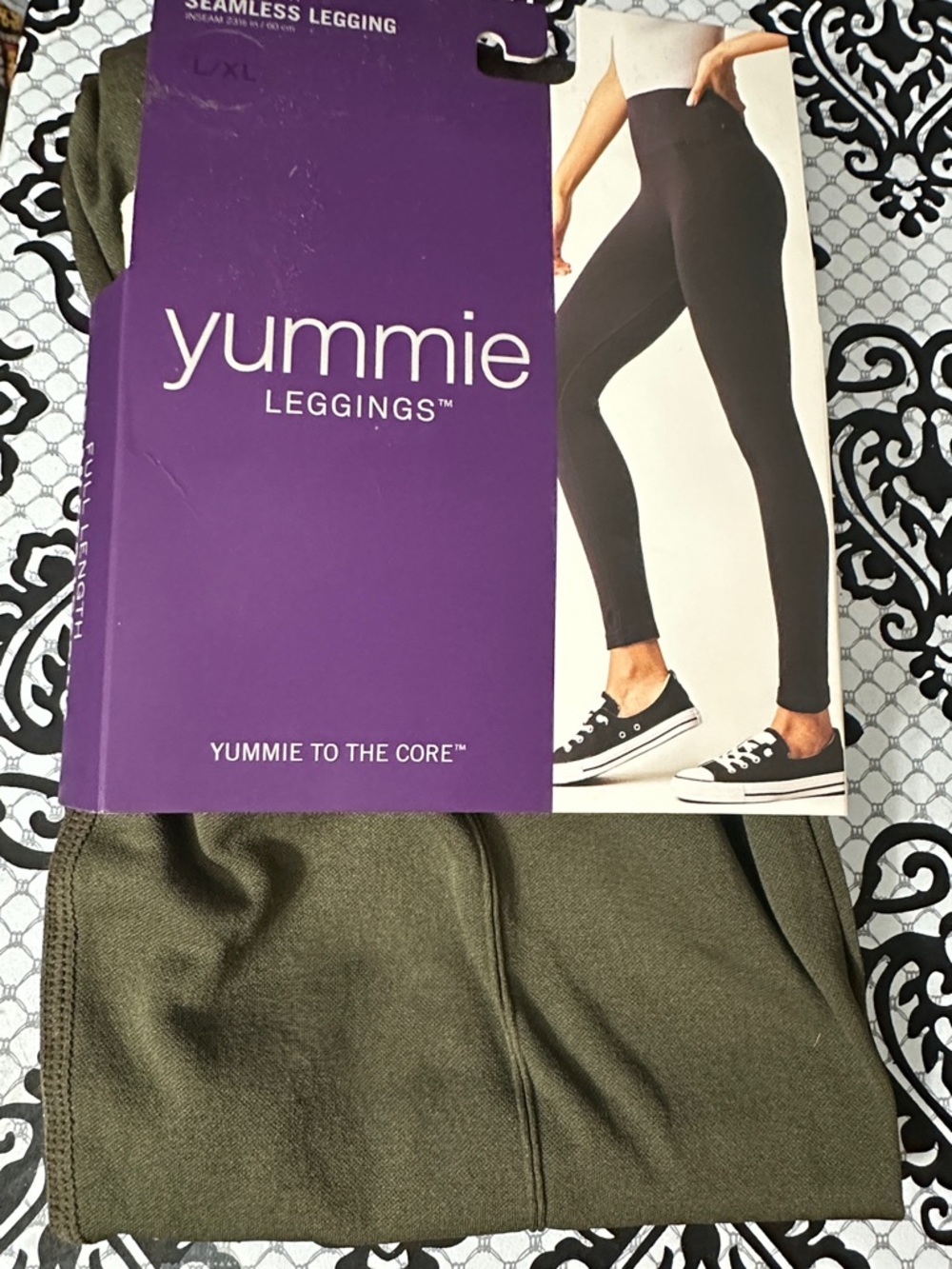Yummie High-Waist Seamless Leggings - Olive Green